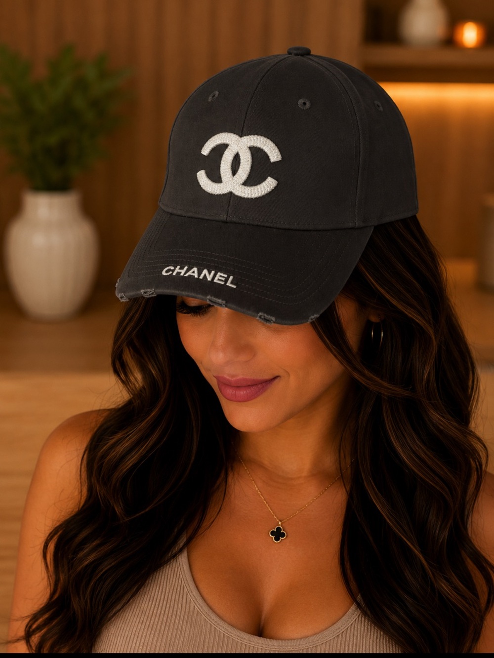 Black Logo Baseball Cap - Classic CC